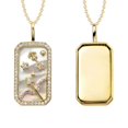 thumbnail image 5 of Birdeem Collier 12 Constellations avec Diamants et Pierres Colorées Collier Zircon 12 Constellations, 5 of 5