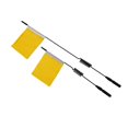 thumbnail image 3 of Drapeaux de Signalisation pour Voitures Miniatures avec Poteau, Modification DIY et Pièces Non Remplaçables, Accessoire Automobile de Remplacement pour WPL Jaune 2 Pcs/ensemble, 3 of 8
