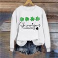thumbnail image 1 of Chemises pour Femmes Col Rond Imprimé Fête de la Saint-Patrick Manches Longues Chandails en Molleton Fête de la Saint-Patrick Chemises pour Femmes, 1 of 4