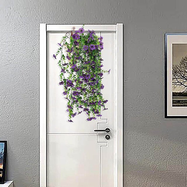 Nilvkv Orchidée Simulée Murale Décorative Plafond Yugali Rotin Camélia Chlorophytum Comosum