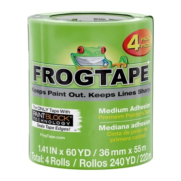 Ruban multisurfaces FrogTapeMD, 1.41 in. x 60 yd., 4 Paquet