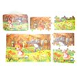thumbnail image 1 of Fosa 600pcs Puzzles Kid Jigsaw Puzzles Cute Cartoon Image Puzzle Children Toy Gift With Iron Box, 1 of 8
