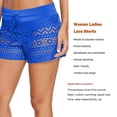 thumbnail image 2 of kurtrusly Bottom Lace Shorts Matching Swim Trunks Briefs Swimwear Swimsuit Blue L 1Set, 2 of 6