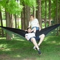 thumbnail image 2 of Automatic Quick-opening Tent-type Camping Hammock With Mosquito Net Lightweight Parachute Hammock For Camping Backpack Trekking Travel Backyard Beach 55”*114” Maximum Load-bearing 441LB, 2 of 8