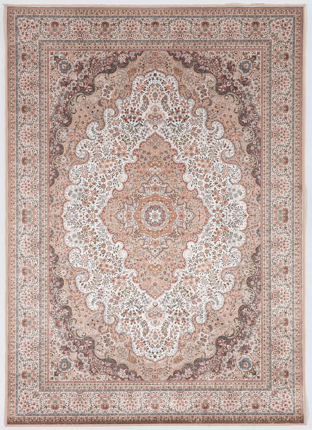 Tapis Emerald Klein bleu & ivoire de 5 pi x 7 pi