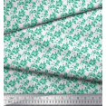 thumbnail image 2 of Soimoi Moss Georgette Fabric Swirl Abstract Decor Fabric Printed Yard 42 Inch Wide, 2 of 3