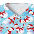 thumbnail image 3 of Hauts Style Infirmière à Imprimé Renne pour Femmes T-shirt de Noël, 3 of 5