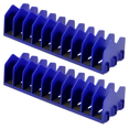 thumbnail image 1 of Tool Box Organizer, 10 Slots Plier Organizer Rack with Nonslip Rubber Base, Extendable Plier Holder and Cutter Shelves,2 x Tool Box Organizer,Blue, 1 of 6