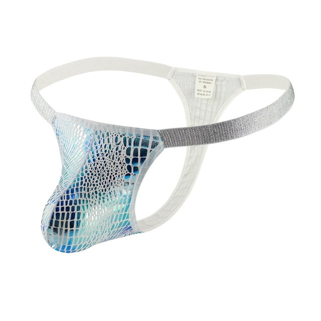 TIHLMK String pour Hommes, Mode, Brillant, Respirant, Culottes