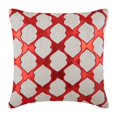 thumbnail image 1 of The HomeCentric Housses de Coussin, Housses de Coussin Décoratives Rouges de Designer, Lot de 2, 16x16 Pouces (40x40 cm) Housse de Coussin en Similicuir pour Canapé, Abstrait, Housses de Coussin Modernes - Rouge Tout Temps, 1 of 3