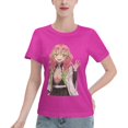 thumbnail image 1 of T-Shirt Basique à Manches Courtes pour Femmes Demon Slayer Blade Temple Ganlu Mili, 1 of 6