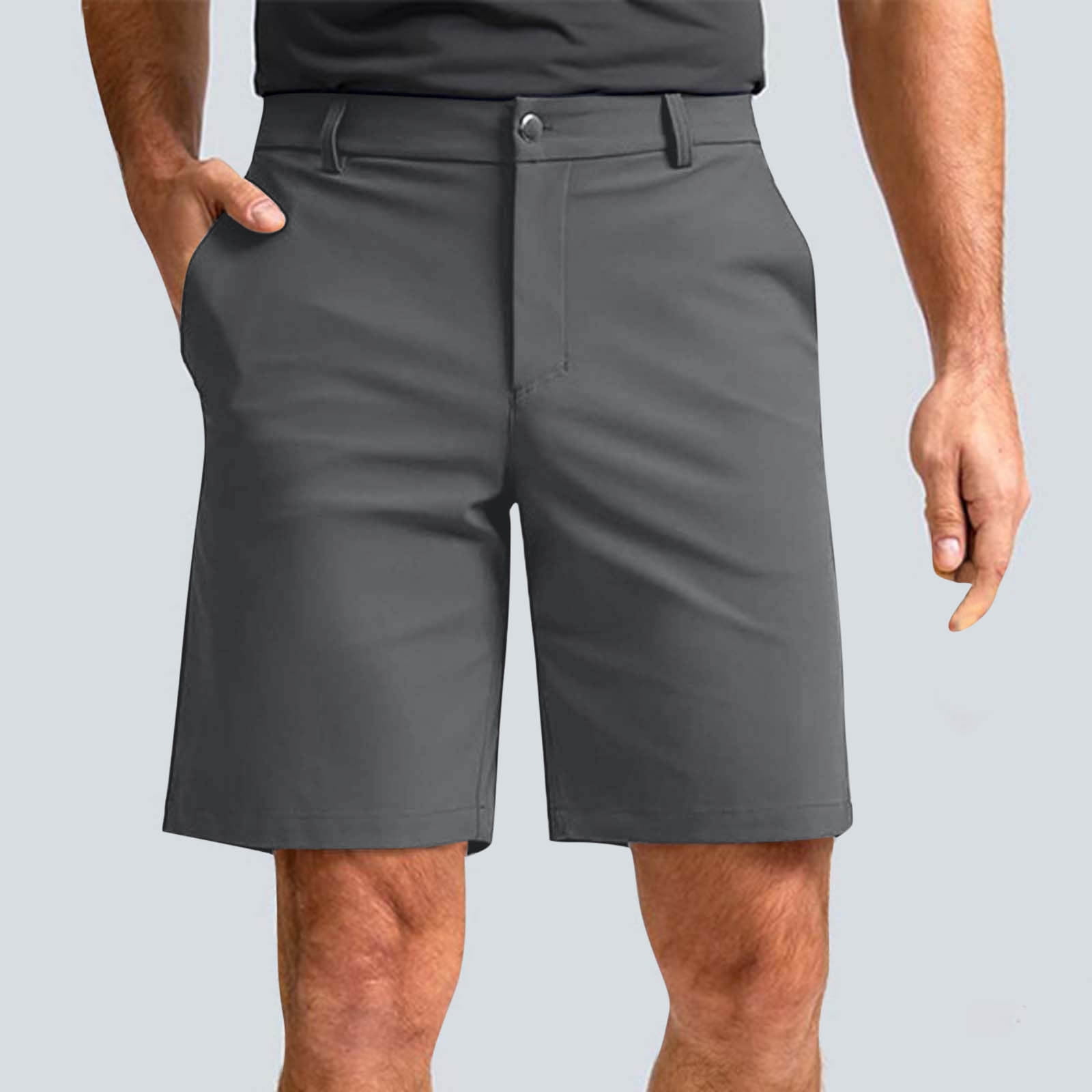 BRIEFING GOLF CL MEN’S DRESS SHORT PANTS NTACZA Shorts Men Zipper Business Dress Shorts Flat Front Golf