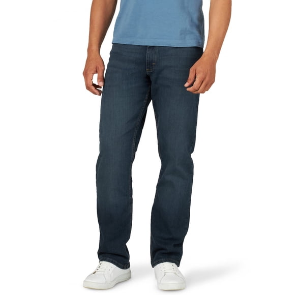 Wrangler Authentics Men's Classic Relaxed Fit Jean, Military Blue Flex, 32X32