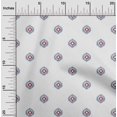 thumbnail image 1 of oneOone Cotton Silk Fabric Circle Ikat Print Fabric By The Yard 42 Inch Wide, 1 of 4