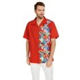 thumbnail image 1 of Hawaii Hangover Chemise Hawaïenne Aloha pour Homme en Coton Premium Orchid Paradise Rouge 3TG, 1 of 5