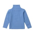 thumbnail image 2 of Yeahdor Chandails Thermiques à Manches Longues pour Garçon Fille, Doublés en Molleton, Couche de Base de Compression, T-Shirts à Col Rond, T-Shirts Doux, Bleu Pâle 100, 2 of 7