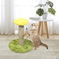 thumbnail image 4 of Langgg Cat Scratching Post Scratch Pole Gift Durable for Kittens Supplies Round Green, 4 of 9