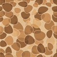 thumbnail image 1 of Ahgly Company Tapis de Zone Carré Orange Lavable en Machine, 6 Pieds Carré, 1 of 7