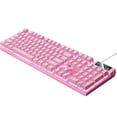 thumbnail image 1 of TISHITA keyboard usb passthrough anti ghosting windows Pink, 1 of 4