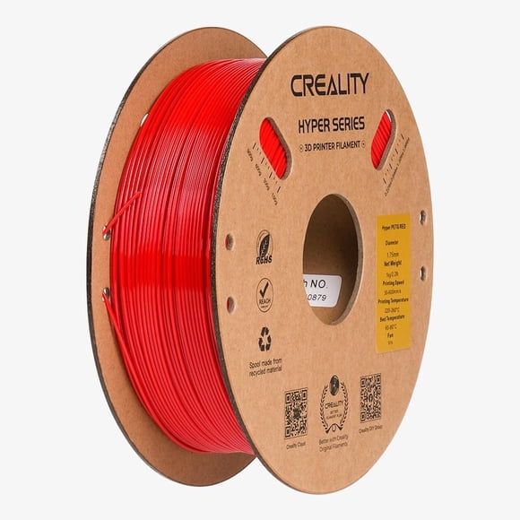 Creality Hyper Series PETG 3D Printing Filament 1kg, Red