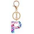 thumbnail image 1 of Porte-clés en Résine 26 Lettres pour Femmes Filles Pendentif Sac Accessoires de Sac à Main, 1 of 5