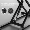 thumbnail image 4 of FITUEYES 32 Inch Sit to Stand Up Desk Computer Standing Desk for Home Office and School, Black, 4 of 6