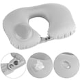thumbnail image 3 of EGNMCR Cushion Self-inflating Button Travel Neck Pillow Inflatable Airplane Pillow Neck Collar, 3 of 5