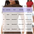 thumbnail image 3 of Yuyuzo Hauts d'Entraînement pour Femmes T-Shirts à Manches Courtes Col Rond T-Shirts Extensibles Ajustés T-Shirts Basiques, 3 of 4