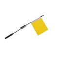 thumbnail image 1 of Drapeaux de Signaux pour Voitures Miniatures avec Poteau Bricolage en Métal; Qui Est Modification Pièces Remplaçables Accessoire Automobile Remplacement pour WPL Jaune 1 Pce, 1 of 8