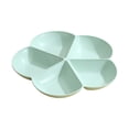 thumbnail image 2 of DcGZvy Plateau à Collations Plateaux de Nourriture pour Fêtes, Plateaux de Service Décoratifs avec Compartiments Plateau à Collations, Plats de Service Fantaisie Contenant à Collations, 2 of 6