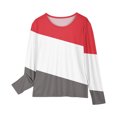 thumbnail image 4 of RXIRUCGD Chemises à Manches Longues pour Filles, Col Rond Mignon, Blouses Décontractées Élégantes, Rouge, Taille : 4 Ans, 4 of 6
