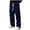 Blue, variant on Casual Pants with panel design and comfortable stretch for everyday wear and outdoor activities Men’s versatile tapered fit trousers for daily use
