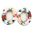 thumbnail image 2 of 2 Pcs Coussin Éponge pour Casque Coussinets de Protection Auditive Remplacement pour Studio 2.0 Imprimé Floral Blanc, 2 of 9