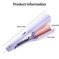 thumbnail image 3 of Hearth & Gear French Curling Rommantic French Egg Roll Curling French Egg Roll Curling V Shape Ceramic Hair Crimper Adjustable Temperature Curling Wand And Split Ends Hair Shampoo And Conditioner, 3 of 6