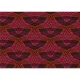 thumbnail image 1 of Ahgly Company Tapis Rectangulaire Lavable en Machine Intérieur Transitionnel Rouge Nuit, 3 Pieds x 5 Pieds, 1 of 7