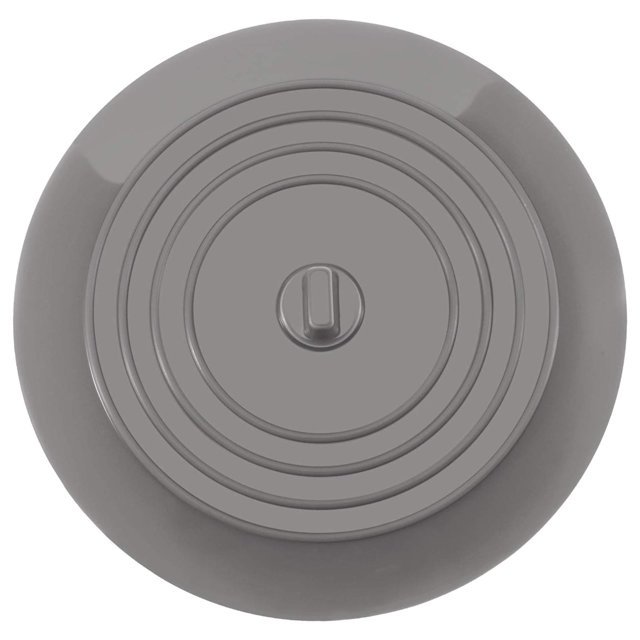 jifeng Drain Stopper Bath Drain Cover Drainage Plug Multipurpose Silicone Sink Plug Gray
