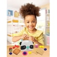 thumbnail image 2 of Kid Connection Panda Play Toaster Kitchen Appliance Toy Set, Plastic Pretend Play Toaster for Kids, 2 of 6