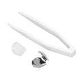 thumbnail image 1 of Teeth Brace Decoration, Fashionable Hip Hop Tooth Unisex With Tweezers For Concert For Halloween For Birthday Party Silver, 1 of 8