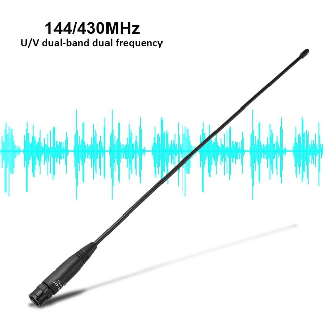 Dual Band Antenna, BNC Antenna Convenient Use Soft Professional 38cm For Talkie