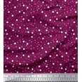 thumbnail image 1 of Soimoi Poly Georgette Fabric Dots Shirting Print Fabric by The Yard 52 Inch Wide, 1 of 3