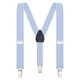 thumbnail image 1 of Buyless Fashion Adjustable Suspenders for Kids Toddlers Baby Elastic Solid Color 1 Inch - Y Back Design, 1 of 7