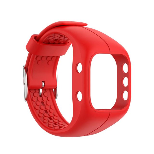 thinsony Silicone Watch Bands Replacement Bands Soft Comfortable with Steel Buckle Watch Strap Compatible for POLAR A300