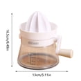 thumbnail image 2 of RKSTN lemon squeezer Citru Lemon Orange Juicer Manual Hand Squeezer With Built In Measuring Cup And Grater, 2 of 7