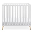 thumbnail image 4 of Delta Children Tucker Mini Baby Crib, Bianca White/Natural, 4 of 6