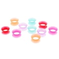 thumbnail image 2 of lionlar 10Pcs Solid Silicone Double Flared Plugs Ear Gauge Stretching Expander 14mm, 2 of 7