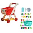 thumbnail image 2 of HILABEE Ensemble de Chariot d'Achats pour Enfants avec Accessoires de Jeu de Rôle, Jouets Éducatifs, Rouge de la Saint-Valentin, 2 of 9