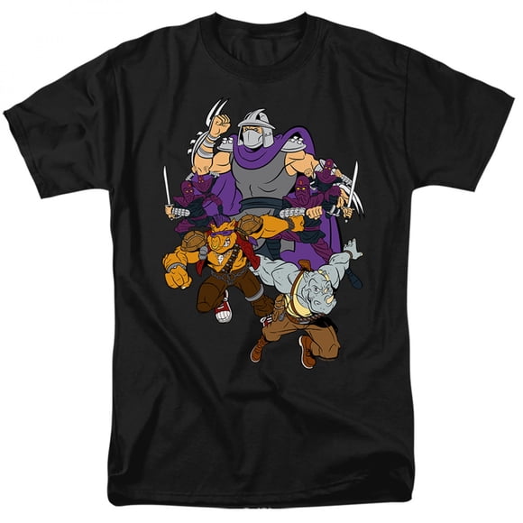 Les Tortues Ninja T-Shirt Déchiqueteur et Clan des Pieds - Grand
