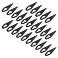 thumbnail image 4 of Plastic Trimming Blade, 25PCS Lawn Mower Replacement Blades Lightweight  For Garden Devices Black, 4 of 8