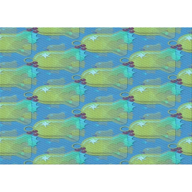 Ahgly Tapis Rectangulaire Lavable en Machine Intérieur Vert Profond, 3 Pieds x 5 Pieds