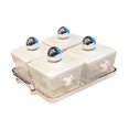 thumbnail image 3 of Lipstore Plateaux de Service Divisés Plateau d'Apéritif Portable pour le Nouvel An Mariage Congés 4 Compartiments, 3 of 7